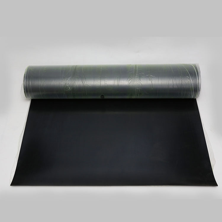 black rubber sheet