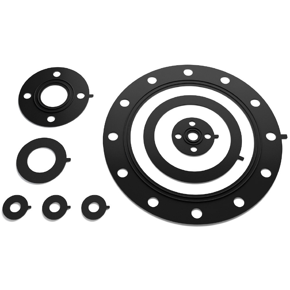 Precision die cut wholesale rubber flange gaskets matching ANSI ASME standard by Qihang