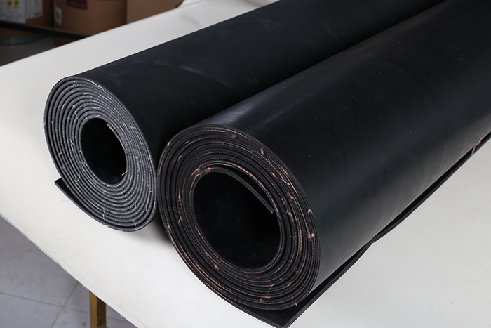 cotton inserted rubber sheet roll