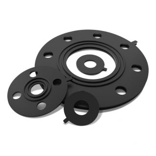Rubber flange gasket